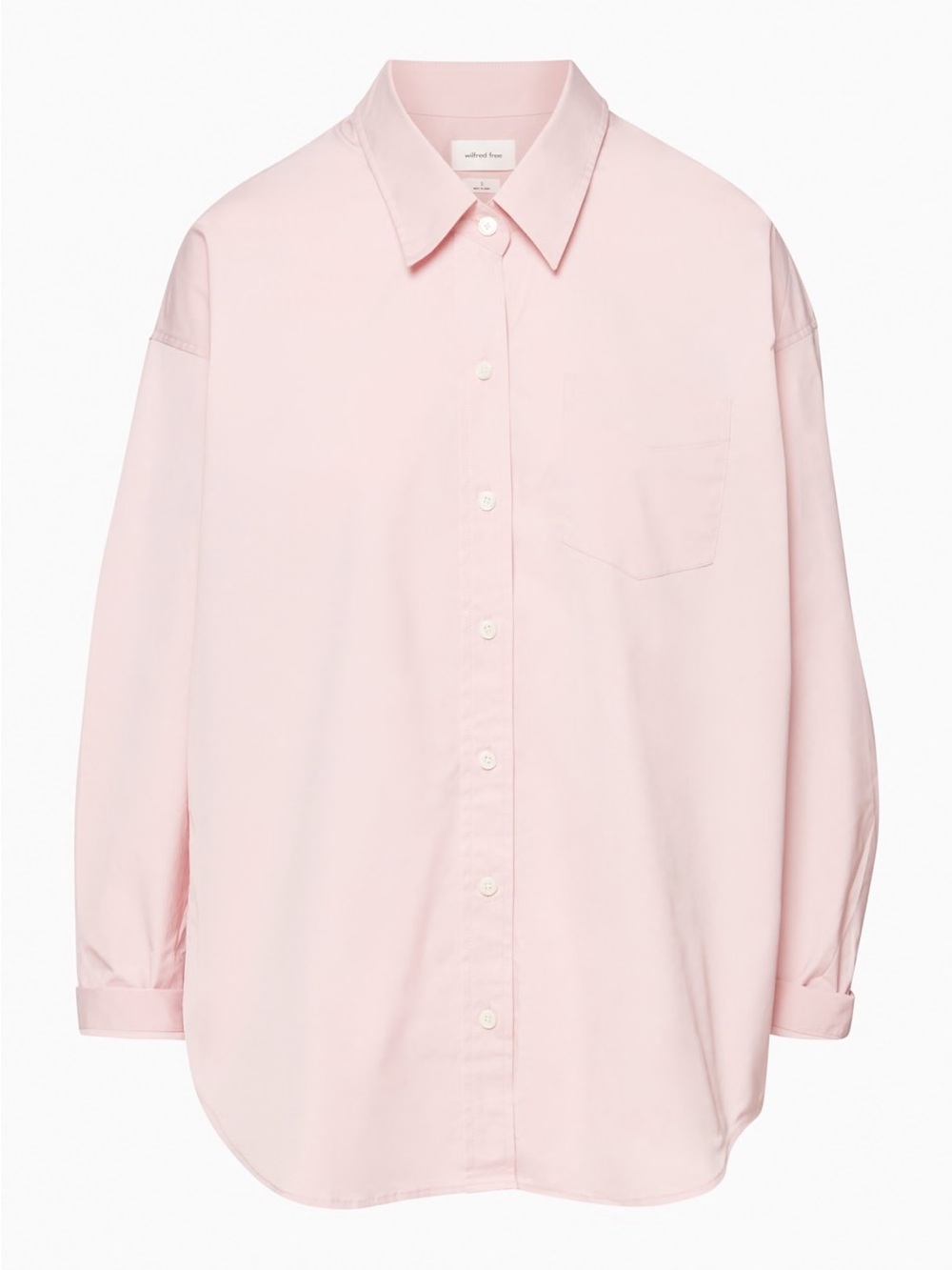 Wilfred Relaxed Cotton Button Down Shirt